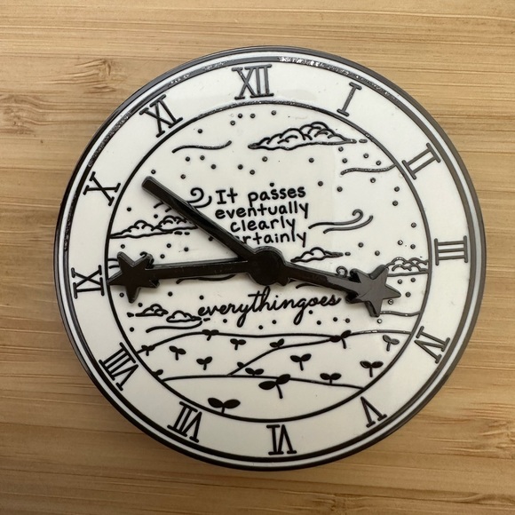 BTS Namjoon RM Mono everythingoes Clock Enamel Pin - Picture 1 of 5